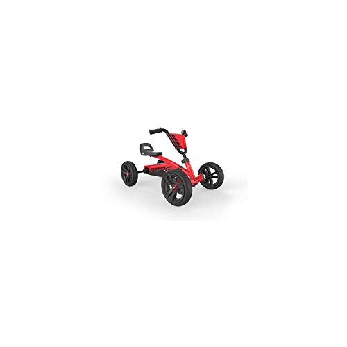BERG Buzzy Red Pedal Gokart, Kinderfahrzeug, Tretauto, Kinderspielzeug, Hohe Sicherheid und Stabilität, Kettcar ab 2 Jahre