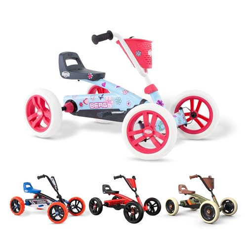 Berg Buzzy Bloom Pedal Gokart, Kinderfahrzeug, Tretauto, Kinderspielzeug, Hohe Sicherheid und Stabilität, Kettcar ab 2 Jahre