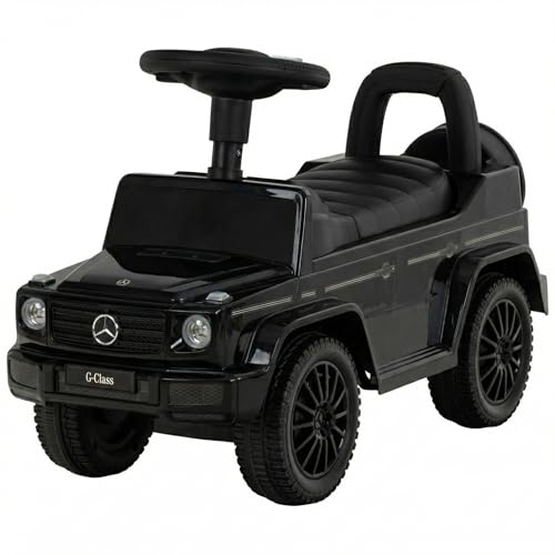Actionbikes Motors Lauflernwagen Mercedes G350d | Rutschauto - Kinderauto - Rutschfahrzeug - Laufrad - Gehwagen - Laufwagen - Lernspielzeug - Rutscher Auto - Kinderfahrzeuge ab 1 Jahr (Schwarz 2in1)