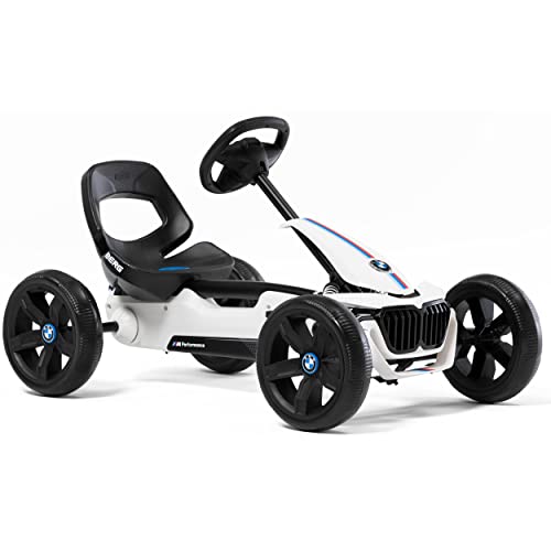 BERG Pedal-Gokart Reppy BMW mit Soundbox | KinderFahrzeug, Tretfahrzeug mit hohem Sicherheitstandard, Mit Option zur Soundbox, Kinderspielzeug geeignet für Kinder im Alter von 2.5-6 Jahren