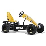 BERG XL B.Super Yellow Gokart | Pedal-Gokart mit BFR-System für Vorwärts & Rückwärts | Robustes Rahmen | Verstellbarer Sitz | Für Kinder ab 5 Jahren | Outdoor Tretfahrzeug für jahrelangen Spaß
