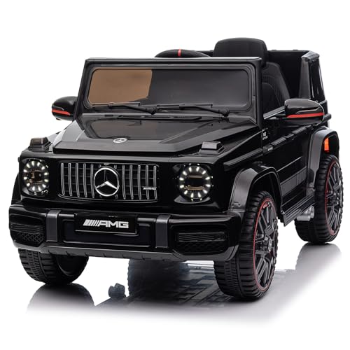 LEADZM Kinder Elektroauto Mercedes G63,4 stoßdämpfende Räder, 12V 7ah, Fernbedienung, Kinderauto Kinderfahrzeug